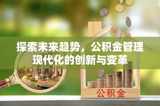 盐山探索未来趋势，公积金管理现代化的创新与变革
