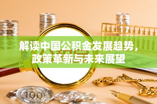 盐山解读中国公积金发展趋势，政策革新与未来展望