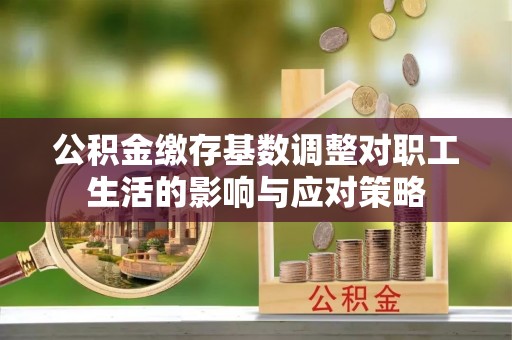 盐山公积金缴存基数调整对职工生活的影响与应对策略