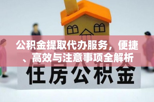 盐山公积金提取代办服务，便捷、高效与注意事项全解析