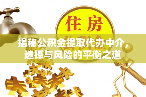 盐山揭秘公积金提取代办中介，选择与风险的平衡之道