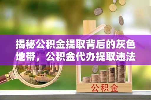 盐山揭秘公积金提取背后的灰色地带，公积金代办提取违法不？