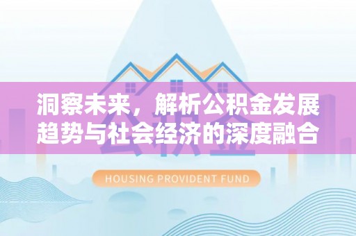 盐山洞察未来，解析公积金发展趋势与社会经济的深度融合