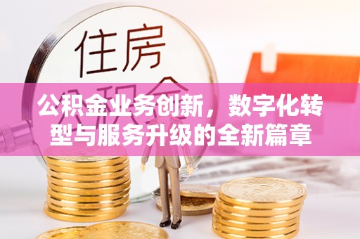 盐山公积金业务创新，数字化转型与服务升级的全新篇章