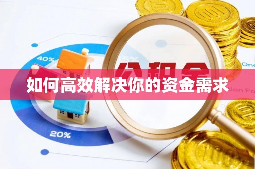 盐山如何高效解决你的资金需求