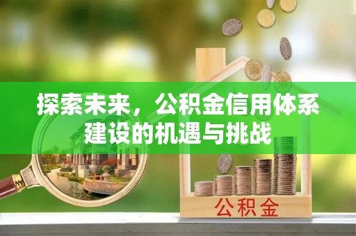 盐山探索未来，公积金信用体系建设的机遇与挑战