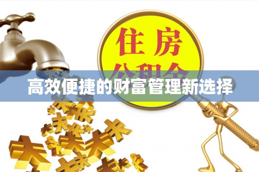 盐山高效便捷的财富管理新选择